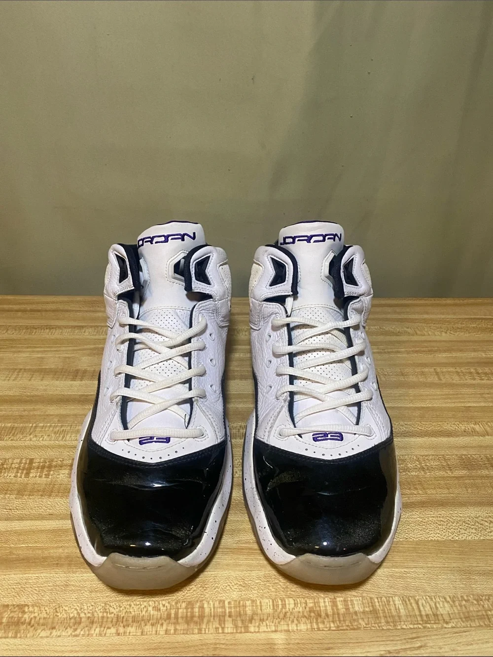 Nike Air Jordan B’Loyal White Court Purple Black 315317-115 Mens 11